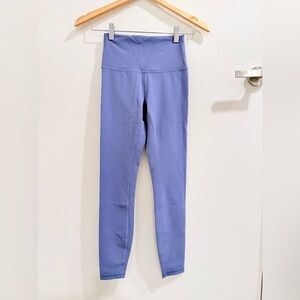 Lululemon Wunder Train High-Rise Tight 28”  leggings Blue Size 4